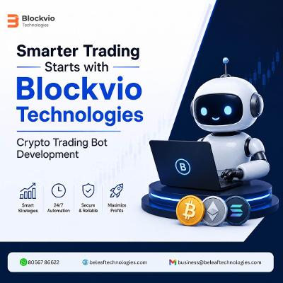 Smarter Trading Starts with Blockvio Technologies Crypto Trading Bot Development